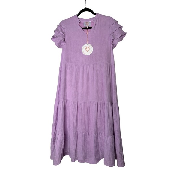 NWT Victoria Dunn Almafi Flutter Lilac size Small - Picture 5 of 11